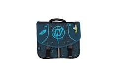 Nerf - cartable scolaire 38 cm splash - bleu - 2 compartiments  - vertbaudet enfant