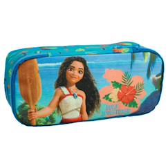 Jouet-Matériel scolaire-Trousse fille vaiana 23 cm rectangulaire à 2 compartiments zippés disney