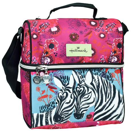 Sac goûter hallmark zèbre 24 cm - sac déjeuner  - vertbaudet enfant