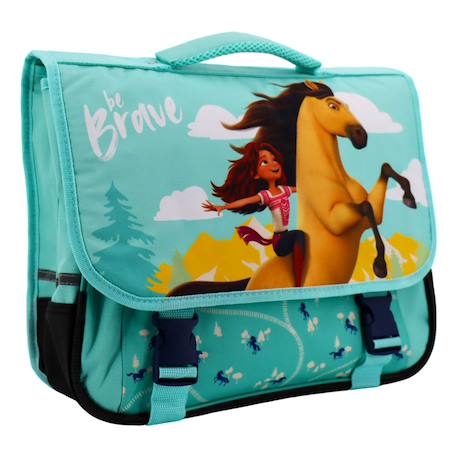 Sac à dos scolaire imprimé spirit riding free en tissu synthétique  - vertbaudet enfant