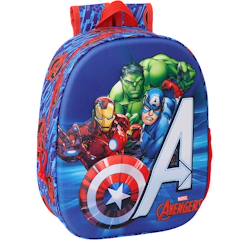 -Sac à dos enfant garçon 3d moulé avengers marvel spiderman