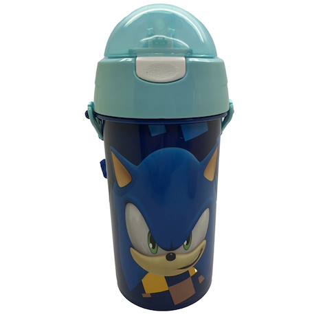 Gourde de sport 500 ml sonic the hedgehog en pvc à sangle  - vertbaudet enfant