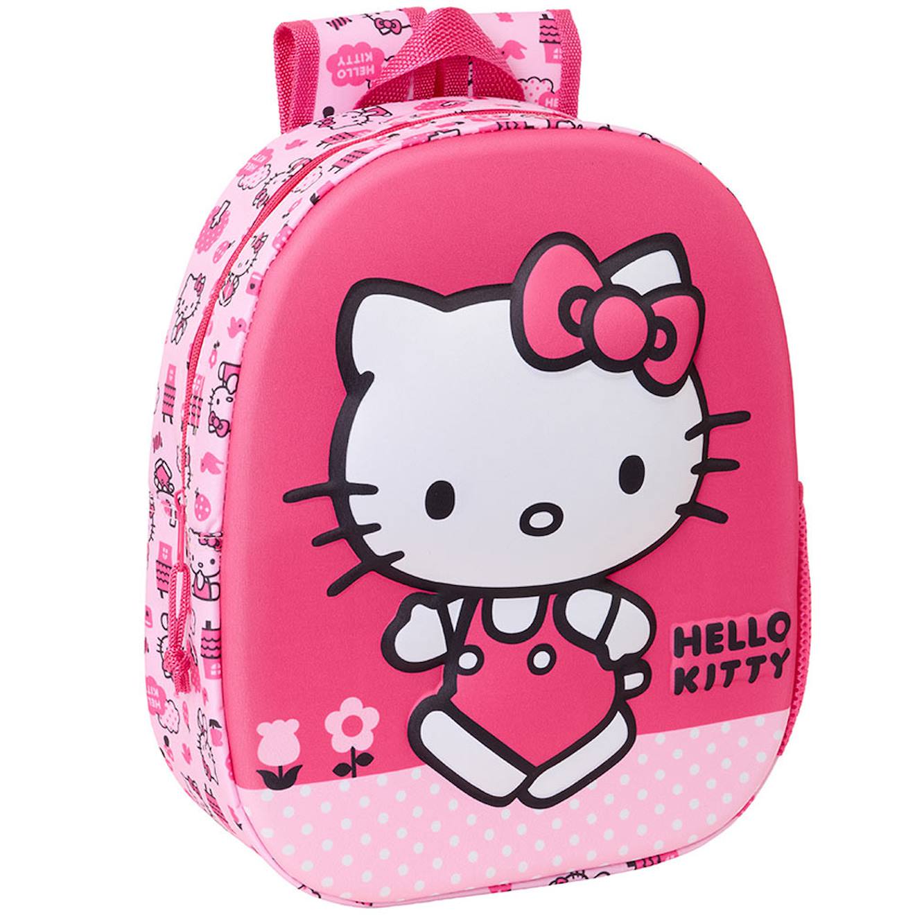 Sac Dos Enfant Fille Hello Kitty 3d Panneau Moul Rose 16 €