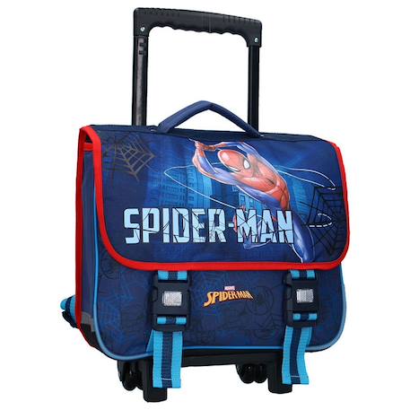 Garçon-Accessoires-Cartable à roulettes spiderman keep on moving 38 cm haut de gamme