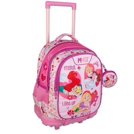 Fille-Accessoires-Sac à dos à roulettes - disney princesses - trolley enfant