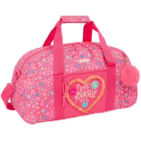 Fille-Sac de sport fille cmp polyester 300d avec appliques cœur love yourself