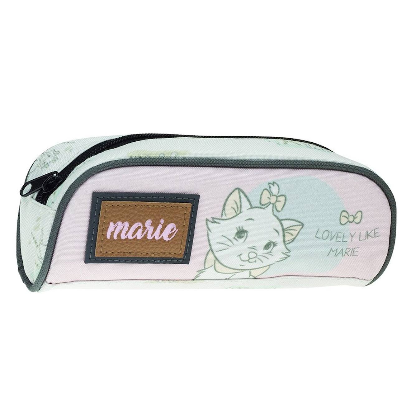 Trousse Fille Zippe Disney En Toile Effet Canvas Marie Rose 12 €