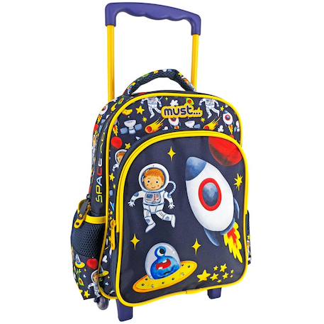 Garçon-Accessoires-Fourniture scolaire-Sac à dos trolley garçon cmp motif espace alien en tissu