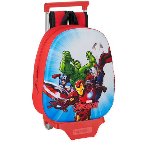 Garçon-Accessoires-Sac à dos trolley garçon avengers polyester modèle 705 pour maternelle