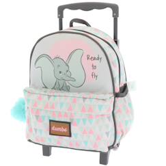 Sac à dos à roulettes maternelle fille - disney dumbo fly - compact  - vertbaudet enfant