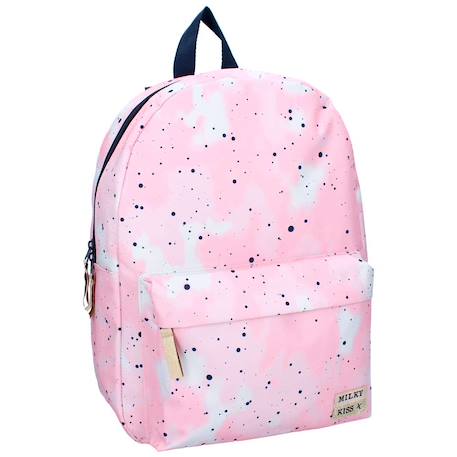 Fille-Accessoires-Cartable, trousse-Sac à dos imprimé aquarelle en toile milky kiss