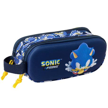 Trousse sonic prime 3d 21 cm - 2 cpt  - vertbaudet enfant