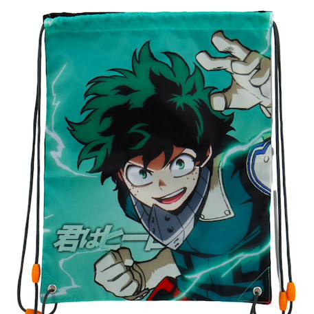 Sac piscine 42 cm à ficelles my hero academia – artwork anime  - vertbaudet enfant