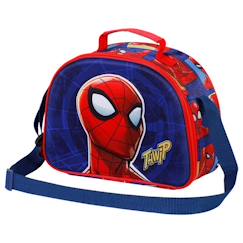 Puériculture-Repas-Vaisselle, coffret repas-Sac gouter spiderman sides 3d 25 cm - sac déjeuner