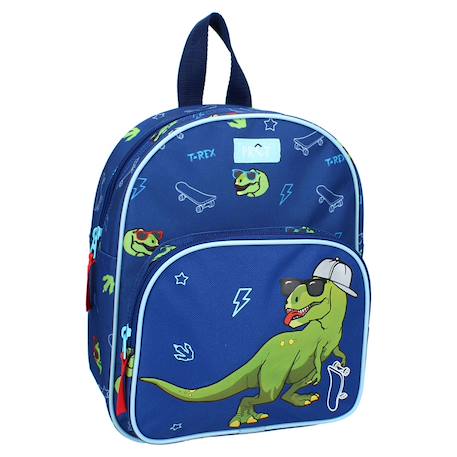 Sac à dos maternelle dinosaure t-rex skate 30 cm  - vertbaudet enfant