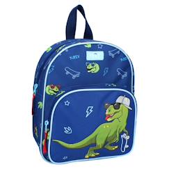 Sac à dos maternelle garçon dinosaure t-rex skate 30 cm  - vertbaudet enfant