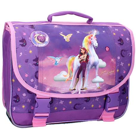 Fille-Accessoires-Cartable, trousse-Cartable licorne 2 compartiments 38 cm
