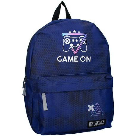 Garçon-Sac à dos scolaire garçon skooter "game on" - forme borne - 39 cm