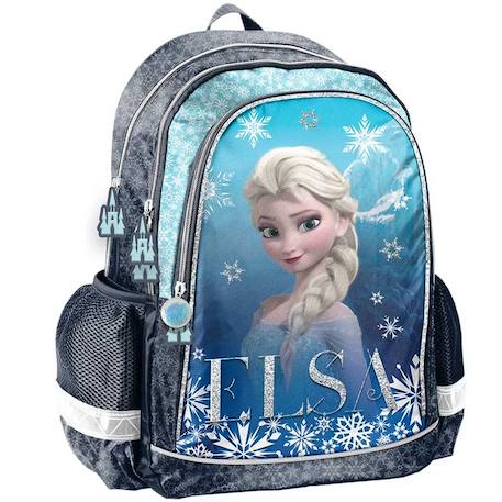 Fille-Sac à dos scolaire fille la reine des neiges motif elsa pailleté polyester