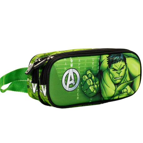 Trousse hulk avengers 3d 22 cm - haut de gamme  - vertbaudet enfant