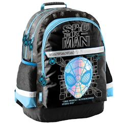 Sac à dos scolaire garçon spiderman masque avec 2 compartiments 42 cm  - vertbaudet enfant