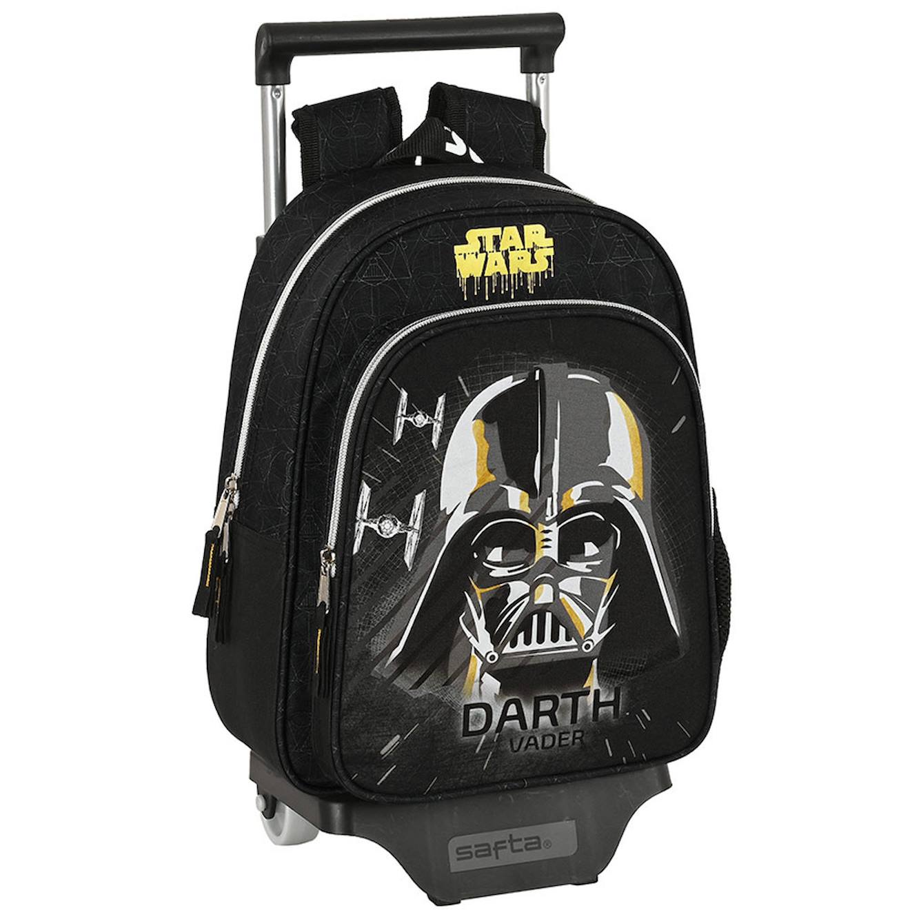 Sac À Dos Trolley Star Wars Darth Vader 33 Cm À Roulettes Noir