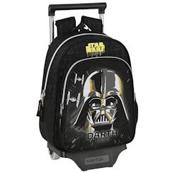 Sac à dos trolley star wars darth vader 33 cm à roulettes  - vertbaudet enfant
