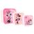 Boîte à goûter fille minnie fresh bites en pvc – lot de 3 boîtes minnie Multicolore 1 - vertbaudet enfant 
