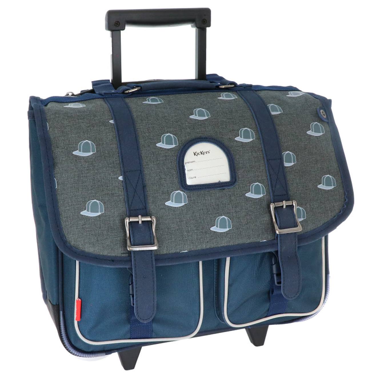 Cartable À Roulettes Kickers Casquettes 38 Cm Multicolore