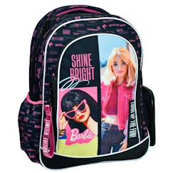 Sac à dos scolaire fille barbie imprimé shine bright 43 cm  - vertbaudet enfant