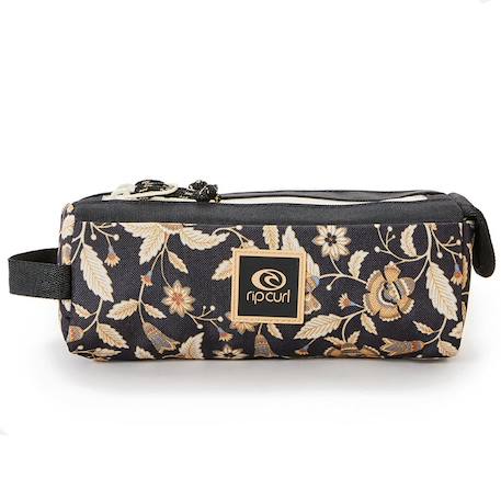 Trousse fille double compartiment polyester imprimé floral rip curl dreamer Bleu marine 3 - vertbaudet enfant 