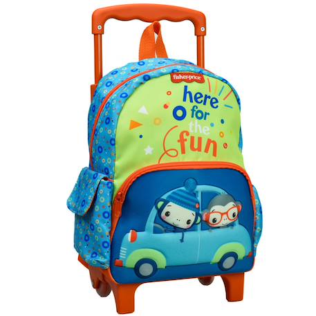 Garçon-Sac à dos trolley maternelle garçon imprimé singes fisher price