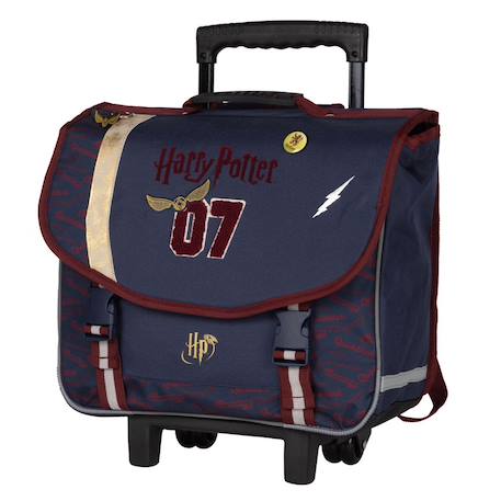 Garçon-Accessoires-Cartable, trousse-Cartable trolley garçon harry potter quidditch en textile résistant 38 cm