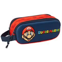Trousse à crayons rembourrée motif 3d super mario  - vertbaudet enfant