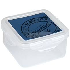 Puériculture-Repas-Vaisselle, coffret repas-Boîte repas en pvc avec couvercle - compartiment à pression