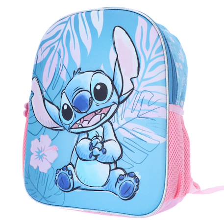 Fille-Sac à dos maternelle fille stitch hawai en tissu synthétique imperméable 32 cm