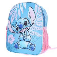 Sac à dos maternelle stitch hawai en tissu synthétique imperméable 32 cm  - vertbaudet enfant