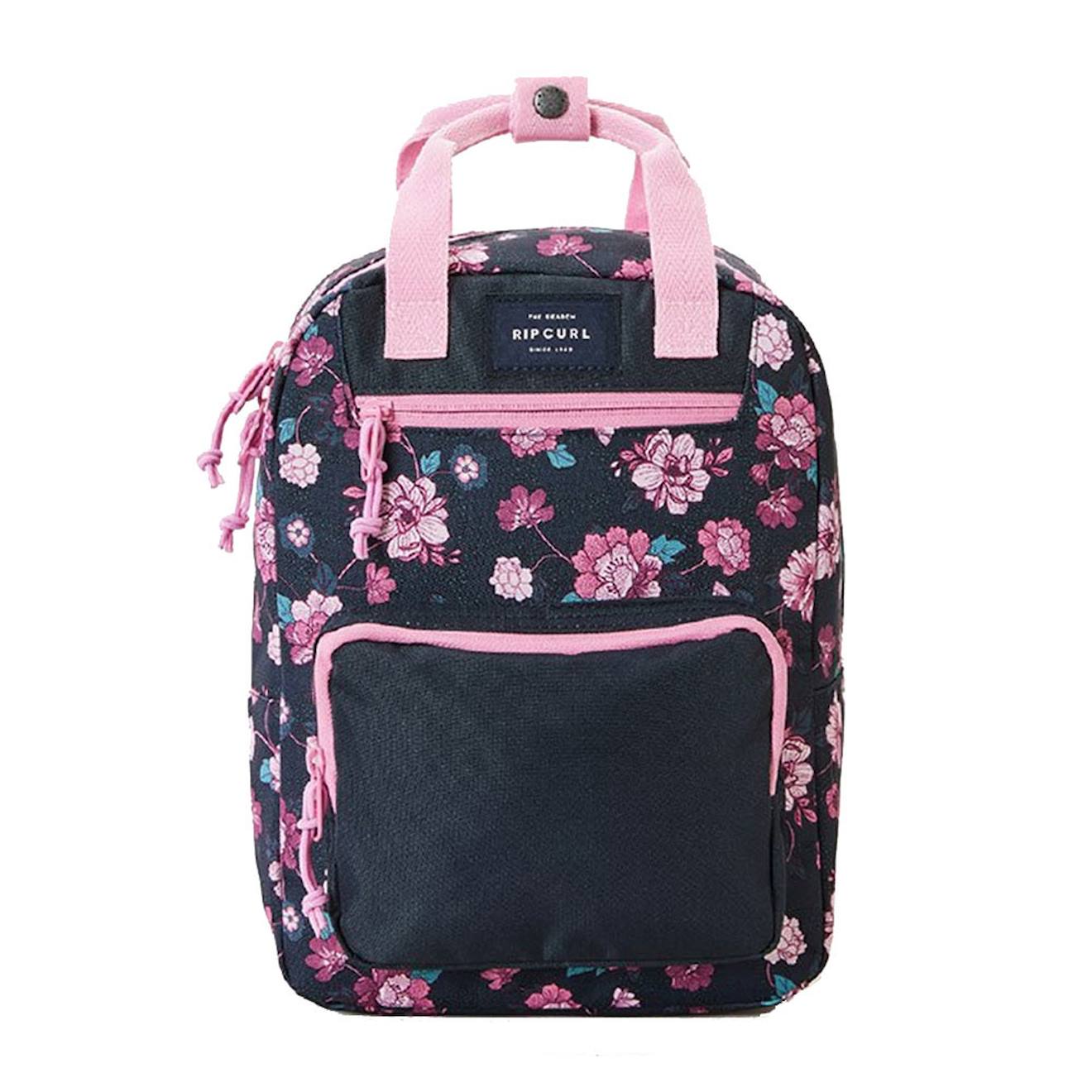 Sac À Dos Mini 9l À Fleurs Rip Curl – Bretelles Rembourrées Bleu / Rose / Foncé / Noir Sac À Dos Mini 9l À Fleurs Rip Curl – Bretelles Rembourrées Bleu / Rose / Foncé / Noir