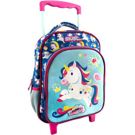 Sac à dos à roulettes licorne - design ergonomique - must  - vertbaudet enfant