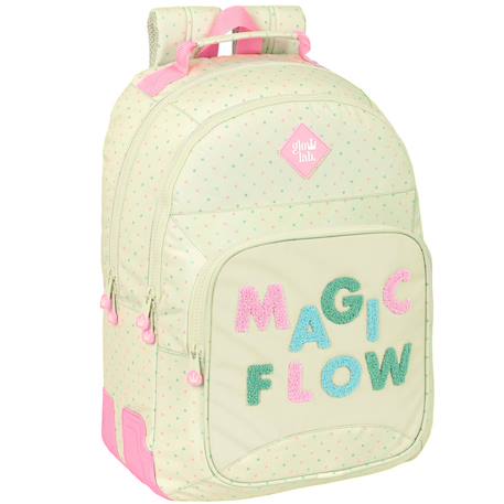 Sac à dos double compartiment glowlab magic flow 32x15x42 cm  - vertbaudet enfant