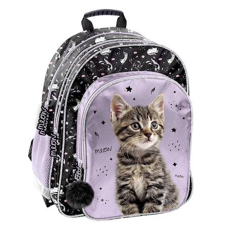 Fille-Sac à dos chat meow 38 cm - 2 cpt