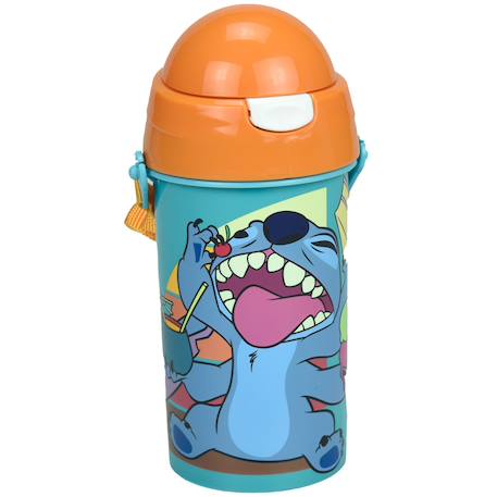 Garçon-Accessoires-Fourniture scolaire-Gourde-Gourde isotherme stitch 500 ml avec paille et sangle amovible lilo_et_stitch