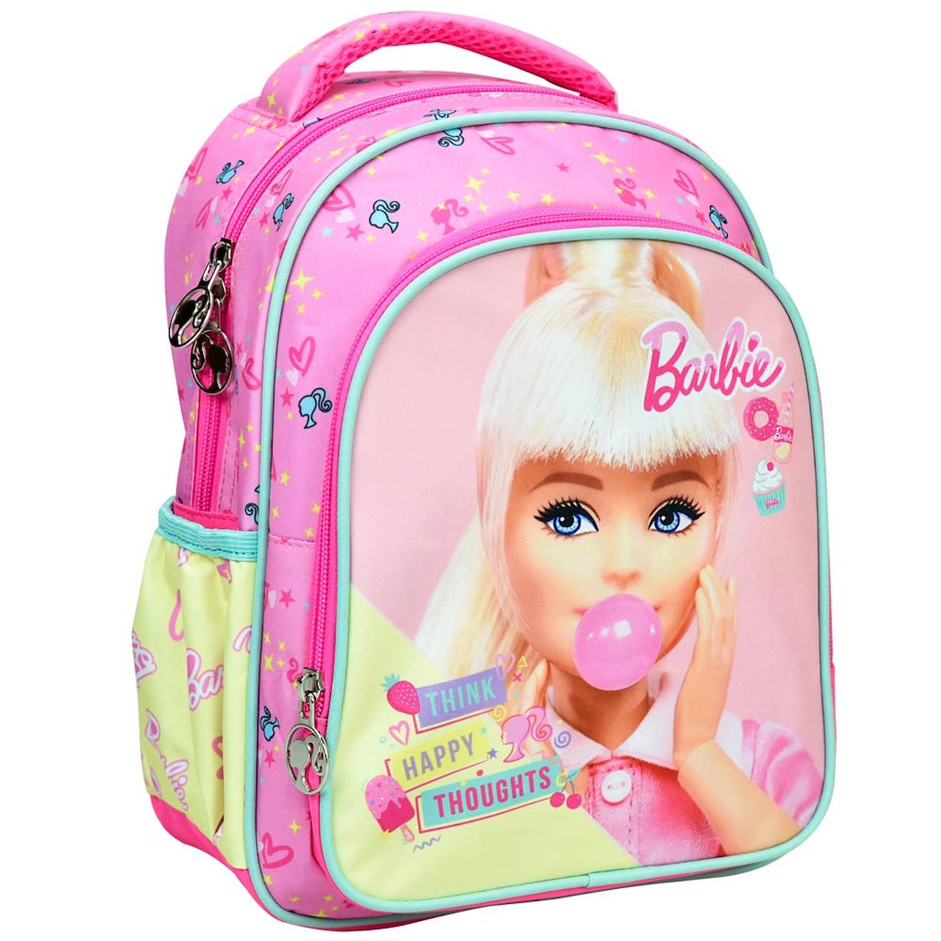 Sac À Dos Maternelle Fille Barbie Motif Bubble 30 Cm Rose/multicolore
