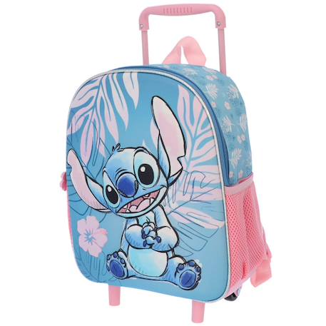 Fille-Sac à dos trolley 3d stitch - licence disney