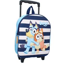 -Sac à dos à roulettes bluey 32 cm maternelle 1 compartiment zippé bluey