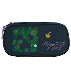 Jouet-Matériel scolaire-Trousse minecraft toile motif creeper botanique