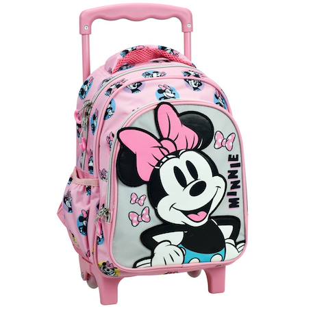Fille-Sac à dos à roulettes fille - design minnie - disney