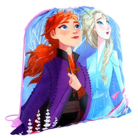 Sac de piscine à cordon la reine des neiges 42 cm  - vertbaudet enfant