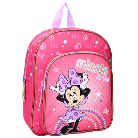 Fille-Accessoires-Sac à dos maternelle fille minnie i like smiles 29 cm