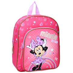 Sac à dos maternelle minnie i like smiles 29 cm  - vertbaudet enfant